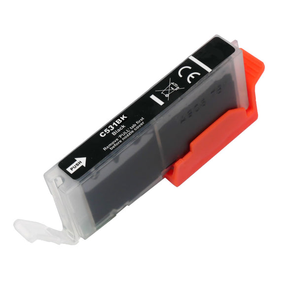 Compatible Canon CLI-531BK Black Ink Cartridge - 6118C001