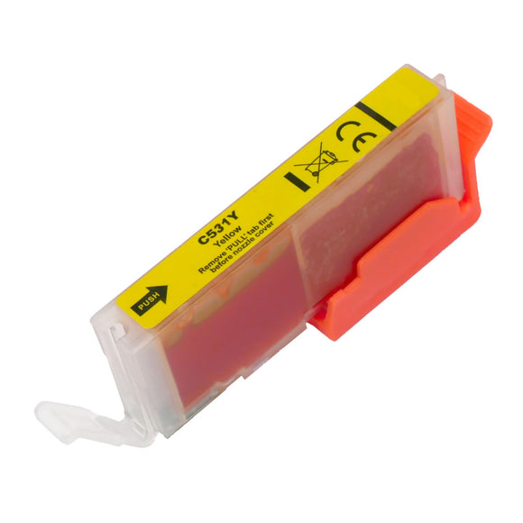 Compatible Canon CLI-531Y Yellow Ink Cartridge - 6121C001