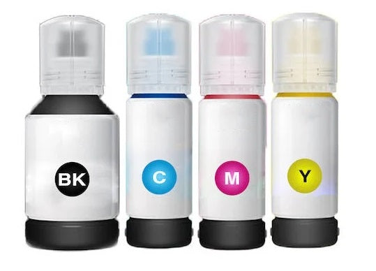 Multipack de bouteilles d'encre 4 couleurs compatibles Epson 102 