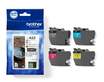 Cartouches d'encre multipack Brother LC422 d'origine 