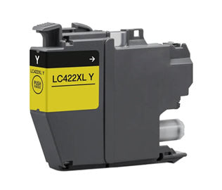 Compatible Brother LC422XLY High Capacity Yellow Inkjet Cartridge