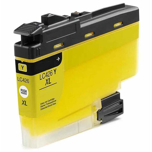 Compatible Brother LC426XL High Capacity Yellow Inkjet Cartridge - LC426XLY