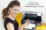 Ensemble complet de cartouches de toner compatibles HP Q5950A, Q5951A, Q5952A, Q5953A 