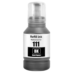 Compatible Epson 111 Black EcoTank Ink Bottle - (C13T03M140)