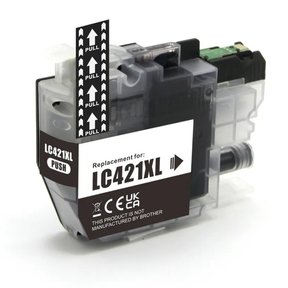 Kompatible Brother LC422XLBK Schwarze Tintenpatrone mit hoher Kapazität 