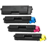 Multipack de cartouches de toner compatibles Kyocera TK-580K/TK-580C/TK-580M/TK-580Y 