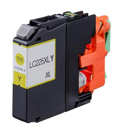 Compatible Brother LC225XL High Yield Yellow Ink Cartridge - LC225XLY