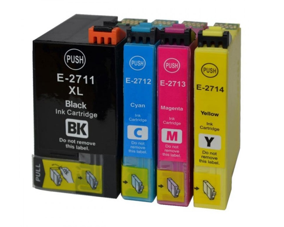Multipack de cartouches d'encre pour imprimante Epson WorkForce WF-3620 compatible 
