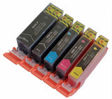 Multipack d'encre pour imprimante compatible Canon PGI-520 / CLI-521 5 