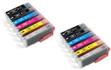 Compatible Canon PGI-550XL / CLI-551XL High Capacity 6 Cartridge Multipack - With Grey