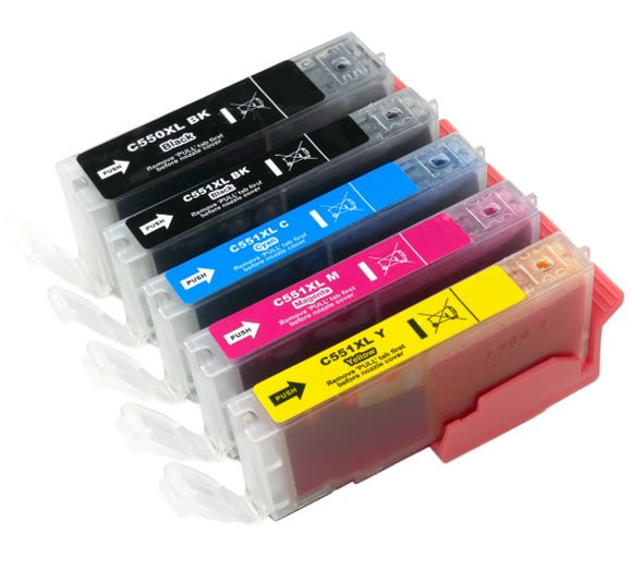 Multipack de cartouches d'encre pour imprimante haute capacité compatible Canon Pixma MG5450S 