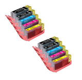 Multipack de cartouches d'encre pour imprimante haute capacité Compatible Canon Pixma MG5700 