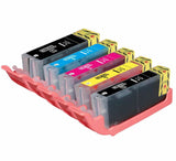 Multipack de cartouches d'encre pour imprimante Canon Pixma TS9551C XXL compatible 