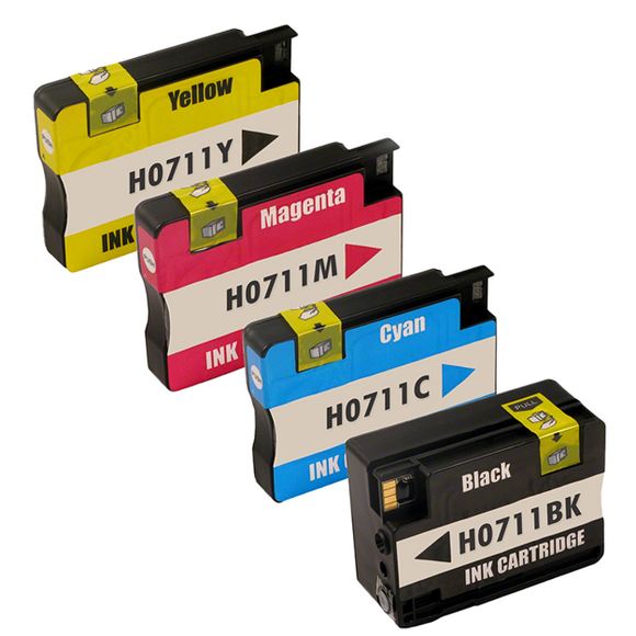 Compatible HP Designjet T125 ePrinter Ink Cartridges Multipack