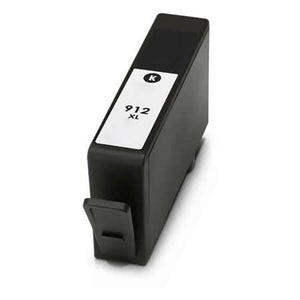 Cartouche d'encre noire haute capacité compatible HP 912XL - 3YL84AE 