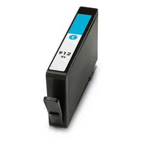 Cartouche d'encre cyan haute capacité compatible HP 912XL - 3YL81AE 