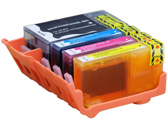 Multipack de cartouches d'encre pour imprimante haute capacité compatible HP 934XL/935XL 