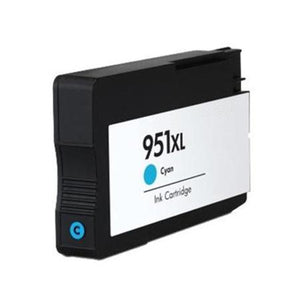 Compatible HP 951XL High Capacity Cyan Ink Cartridge - CN046AE