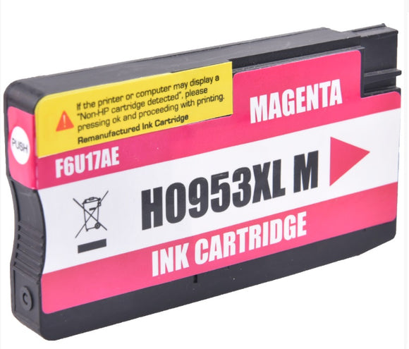 Cartouche d'encre magenta haute capacité compatible HP 953 XL (DERNIÈRE VERSION) - F6U17AE 