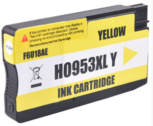 Cartouche d'encre jaune haute capacité compatible HP 953 XL (DERNIÈRE VERSION) - F6U18AE 