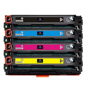 Compatible HP CE320A / CE321A / CE322A / CE323A Toner Cartridge Multipack