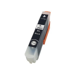 Cartouche d'encre noire haute capacité compatible Epson 24XL - T2431 