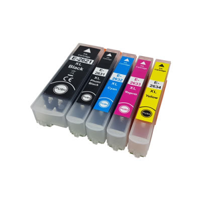 Compatible Epson 26XL High Capacity Printer Ink Cartridges
