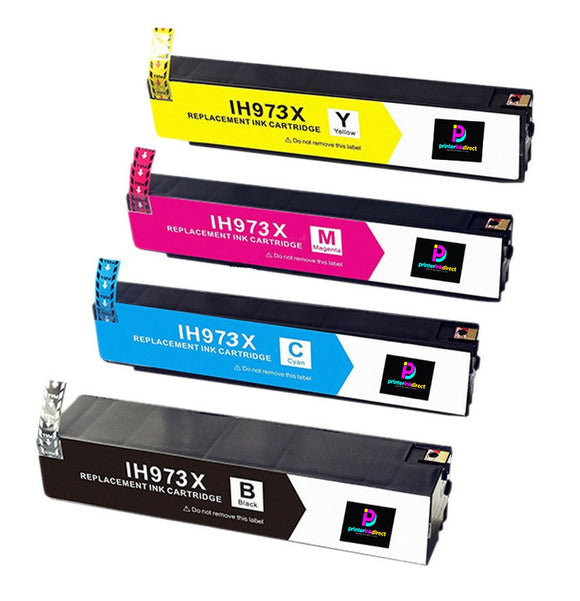 Compatible HP 973X High Capacity Printer Ink Cartridge Multipack