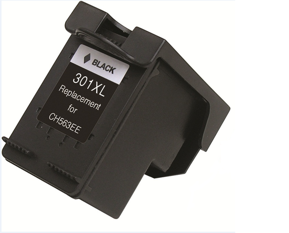 Cartouche d'encre noire haute capacité compatible HP 301XL - CH563EE 