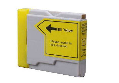 Cartouche d'encre jaune compatible pour imprimante Brother LC970 