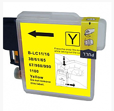 Cartouche d'encre jaune compatible pour imprimante Brother LC980 