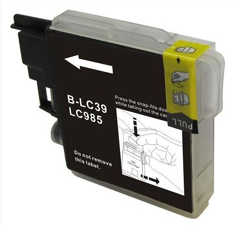 Cartouche d'encre noire compatible pour imprimante Brother LC985 