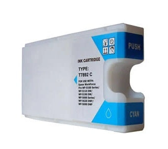 Kompatible Epson T7892 XXL Cyan-Tintenpatrone mit extra hoher Kapazität 