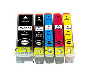 Compatible Epson 33XL High Capacity Printer Ink Cartridge Multipack - T3357