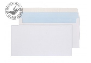 Purely Everyday (DL) Enveloppes portefeuille autocollantes 80 g/m² (Blanc) Lot de 50 