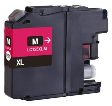 Compatible Brother LC125XL High Capacity Magenta Ink Cartridge - LC 125XLM