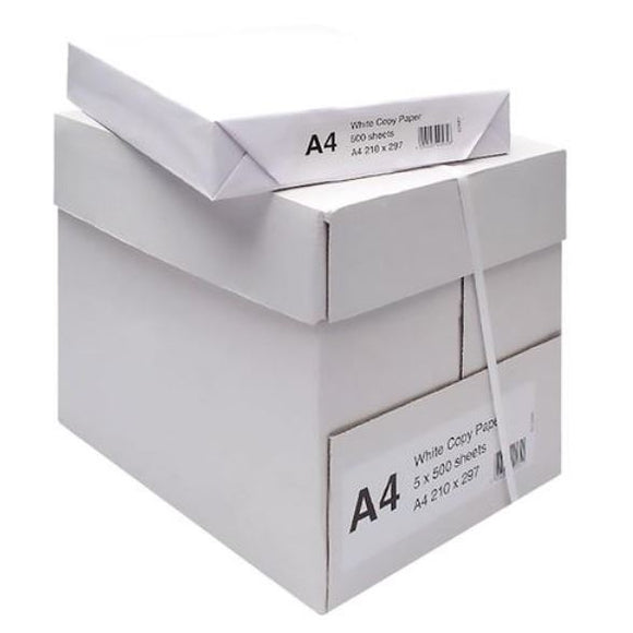 Everyday Premium Office Paper (Matte) 80gsm (A4) Ream-Wrapped (5 x Pack of 500 Sheets)