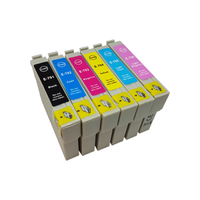 Multipack de cartouches d'encre pour imprimante Epson Stylus Photo PX700W compatible 