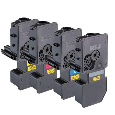 Compatible Set of 4 Kyocera TK-5240 Toner Cartridges Multipack